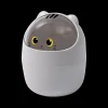 Ygo Afvalemmertje GREY CAT Grijs| Decoratieve Accessoires|Tapijten