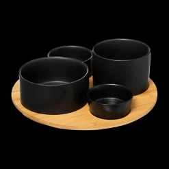 Ygo Aperoset BLACKWOOD Rond 5-delig| Aperitief & Wijn|Servies