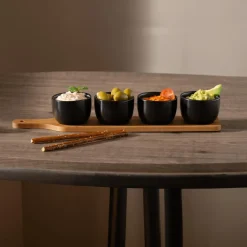 Ygo Aperoset THE BLACK MENU 5-delig| Aperitief & Wijn|Servies