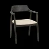 Ygo Armstoel ANTOINE Ash Wood Havana/Oat| Stoelen