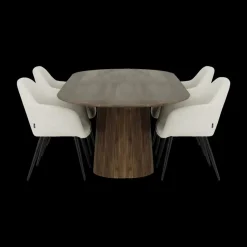 Ygo Armstoel BARKER bouclé| Stoelen