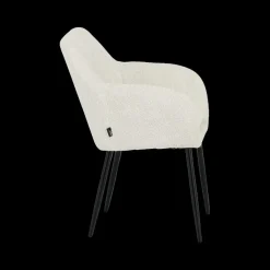 Ygo Armstoel BAVO Bouclé Ecru| Stoelen