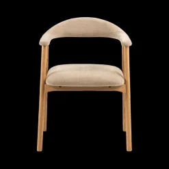 Ygo Armstoel COLETTE Danny Beige - Poot Eik| Stoelen