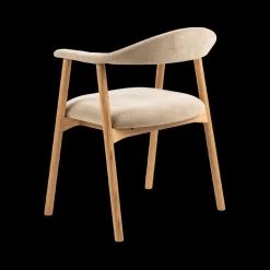 Ygo Armstoel COLETTE Danny Beige - Poot Eik| Stoelen