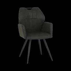 Ygo Armstoel ELODIE Zorro Antraciet| Stoelen