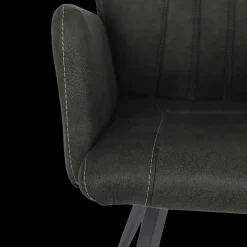 Ygo Armstoel ELODIE Zorro Antraciet| Stoelen