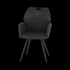 Ygo Armstoel ELODIE Zorro Antraciet| Stoelen