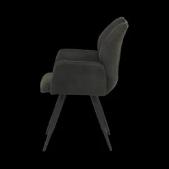 Ygo Armstoel ELODIE Zorro Antraciet| Stoelen