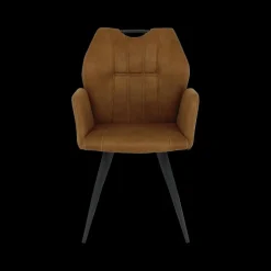 Ygo Armstoel ELODIE Zorro Cognac| Stoelen