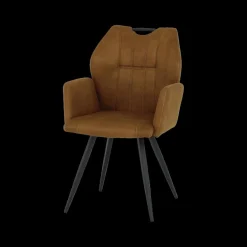 Ygo Armstoel ELODIE Zorro Cognac| Stoelen