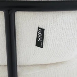 Ygo Armstoel ELOISE Natural Pt Zwart| Stoelen