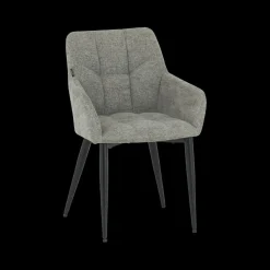 Ygo Armstoel LIZZY Steel Grey| Stoelen