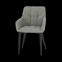 Ygo Armstoel LIZZY Steel Grey| Stoelen