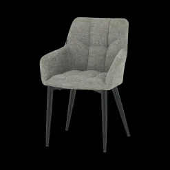 Ygo Armstoel LIZZY Steel Grey| Stoelen