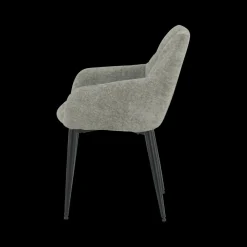 Ygo Armstoel LIZZY Steel Grey| Stoelen