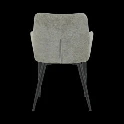 Ygo Armstoel LIZZY Steel Grey| Stoelen