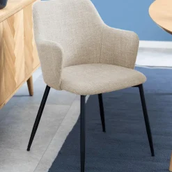 Ygo Armstoel LONNE Basel Beige| Stoelen