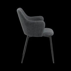 Ygo Armstoel LONNE Basel Dark Grey| Stoelen