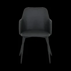 Ygo Armstoel LONNE PU Retro Black| Stoelen