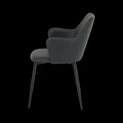Ygo Armstoel LONNE PU Retro Black| Stoelen