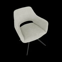 Ygo Armstoel ODILE Beige 360°| Stoelen