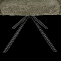 Ygo Armstoel ROCCO 360° Brown Natural| Stoelen