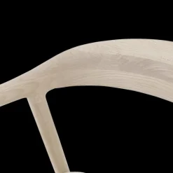 Ygo Armstoel SKYE Bouclé Beige - Poot Lichte Eik| Stoelen