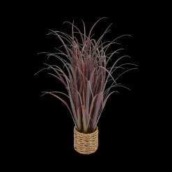 Ygo Artif. Plant ZHYA L Bordeaux in Mand| Woondecoratie