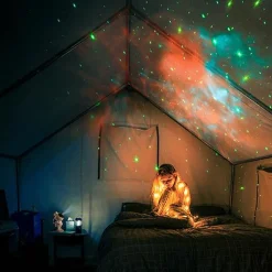 Ygo Astronaut Shaped Projector GALAXY Wit| Decoratieve Accessoires|Kinderverlichting
