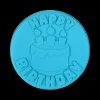 Ygo Bakvorm LILY Happy Birthday Sil. Blauw| Bakaccessoires