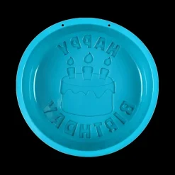 Ygo Bakvorm LILY Happy Birthday Sil. Blauw| Bakaccessoires