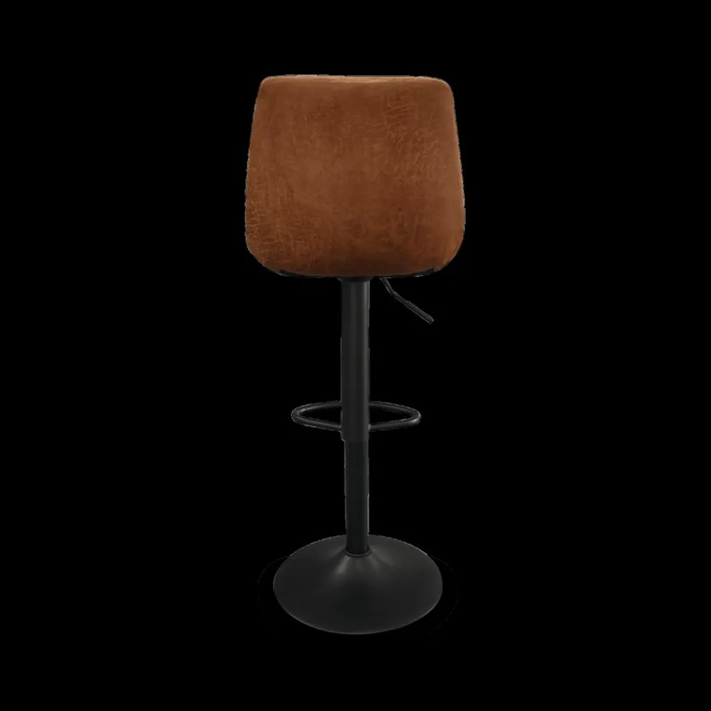 Ygo Barkruk GARCIA PU Vintage Cognac| Stoelen|Barkrukken