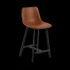 Ygo Barstoel AMBROS PU retro leather look brandy 691B - ZH63,5cm| Barkrukken