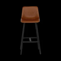Ygo Barstoel AMBROS PU retro leather look brandy 691B - ZH76,5cm| Barkrukken