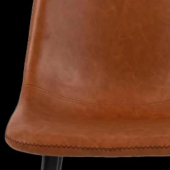 Ygo Barstoel AMBROS PU retro leather look brandy 691B - ZH76,5cm| Barkrukken