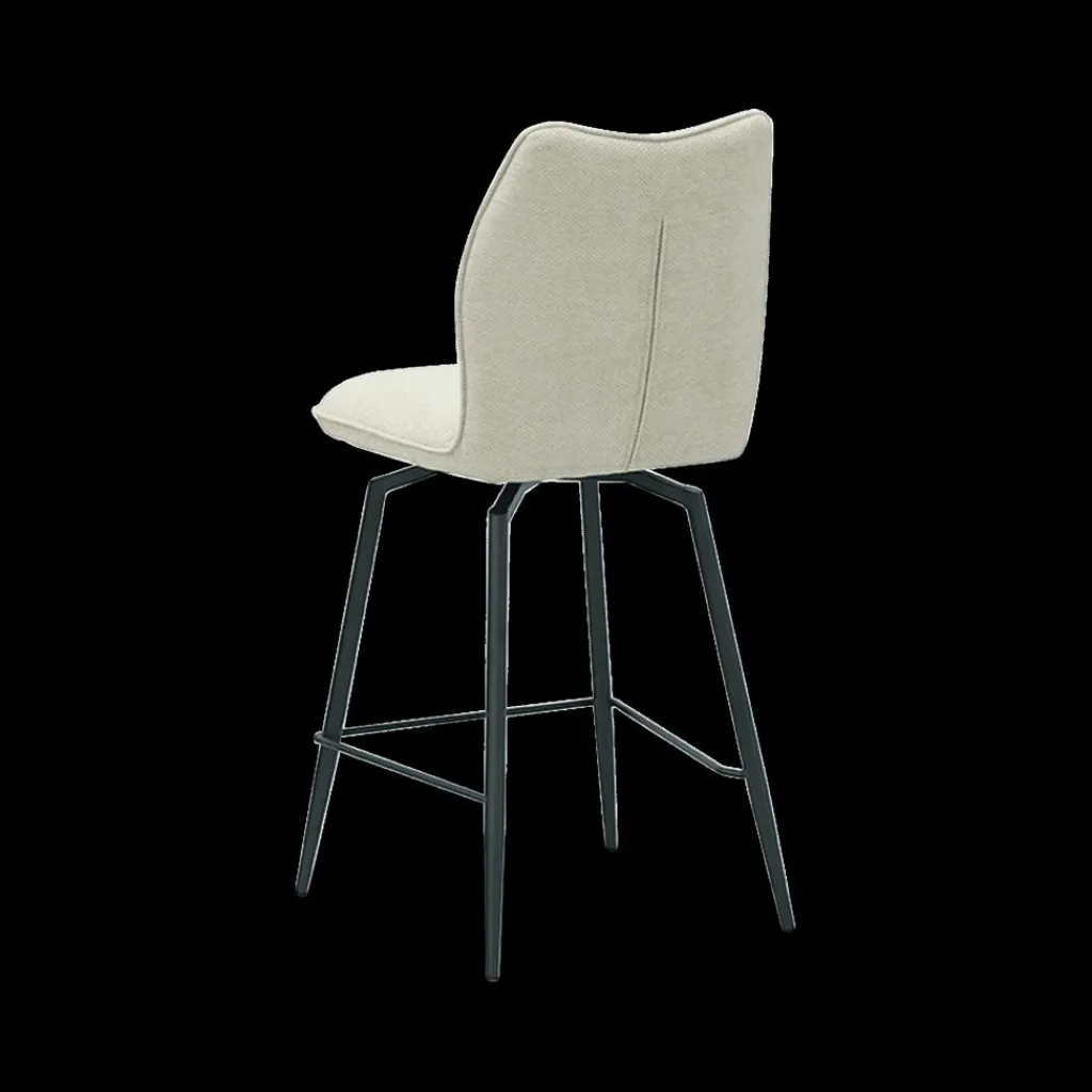 Ygo Barstoel ANETA Draaibaar Ecru ZH68.5| Barkrukken