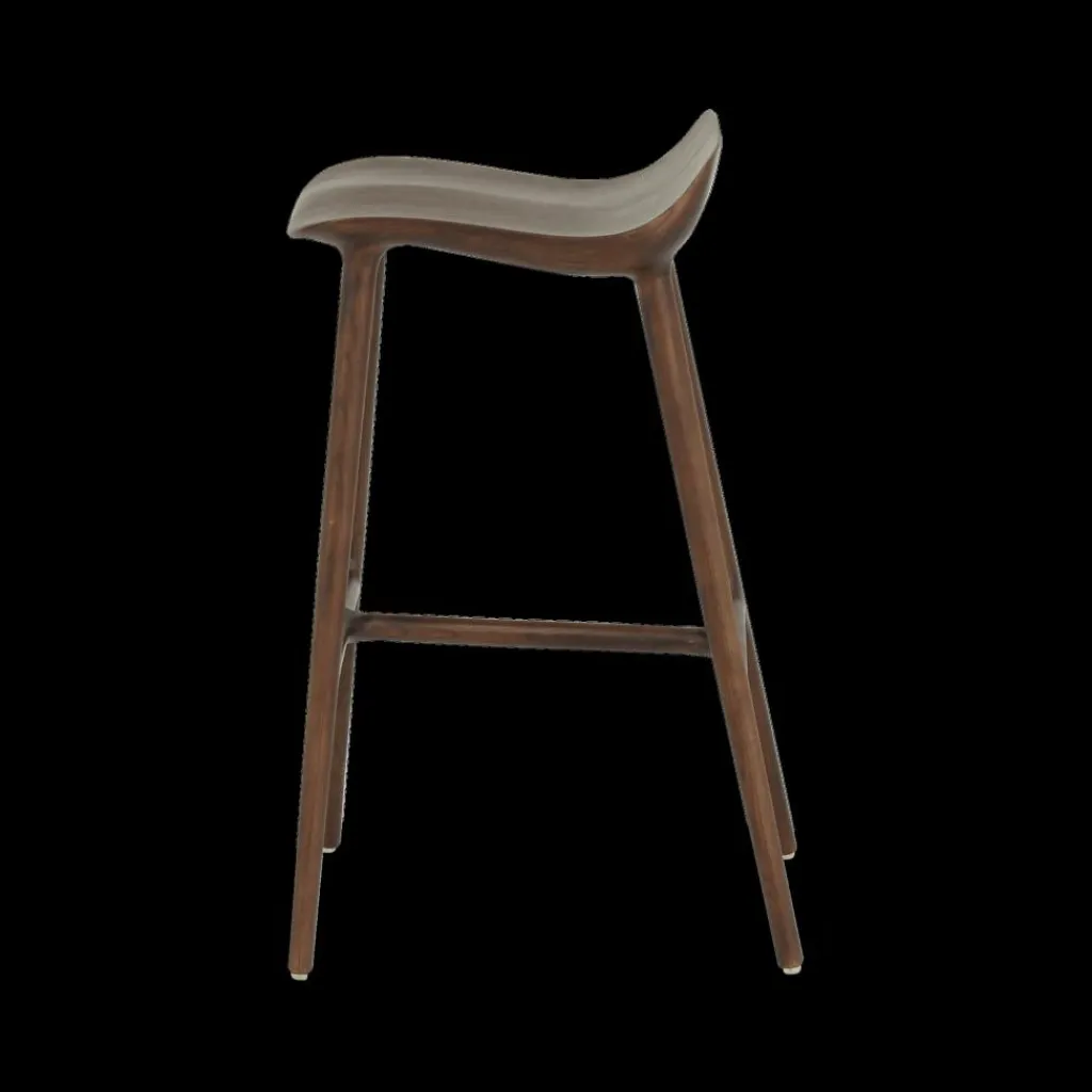 Ygo Barstoel FAVELA Ash Wood Walnut ZH65| Barkrukken