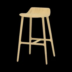 Ygo Barstoel FAVELA Ash Wood Natural ZH65| Barkrukken