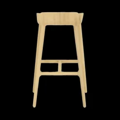 Ygo Barstoel FAVELA Ash Wood Natural ZH65| Barkrukken