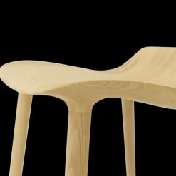Ygo Barstoel FAVELA Ash Wood Natural ZH65| Barkrukken
