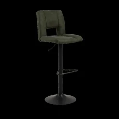 Ygo Barstoel FINLEY Preston fabric olive green 38| Barkrukken