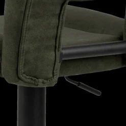 Ygo Barstoel FINLEY Preston fabric olive green 38| Barkrukken