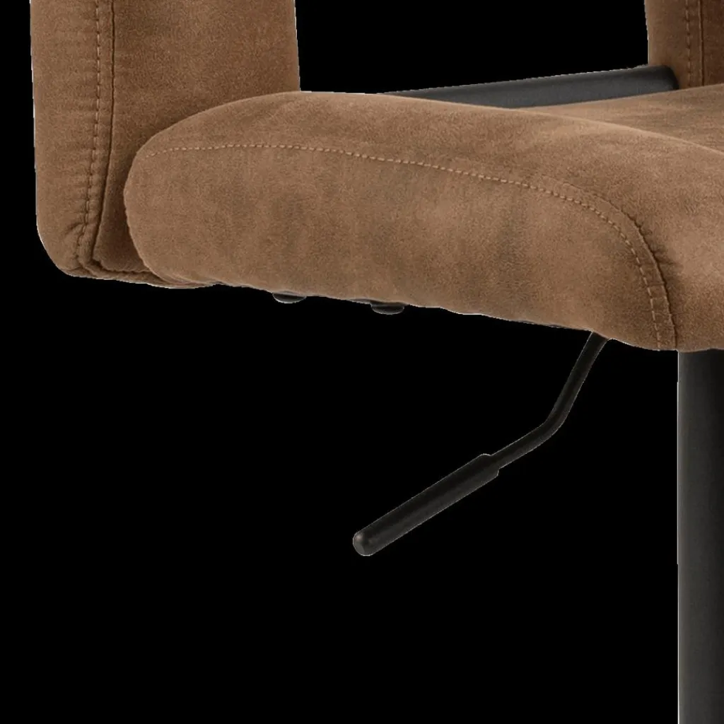 Ygo Barstoel FINLEY Preston fabric light brown 22| Barkrukken