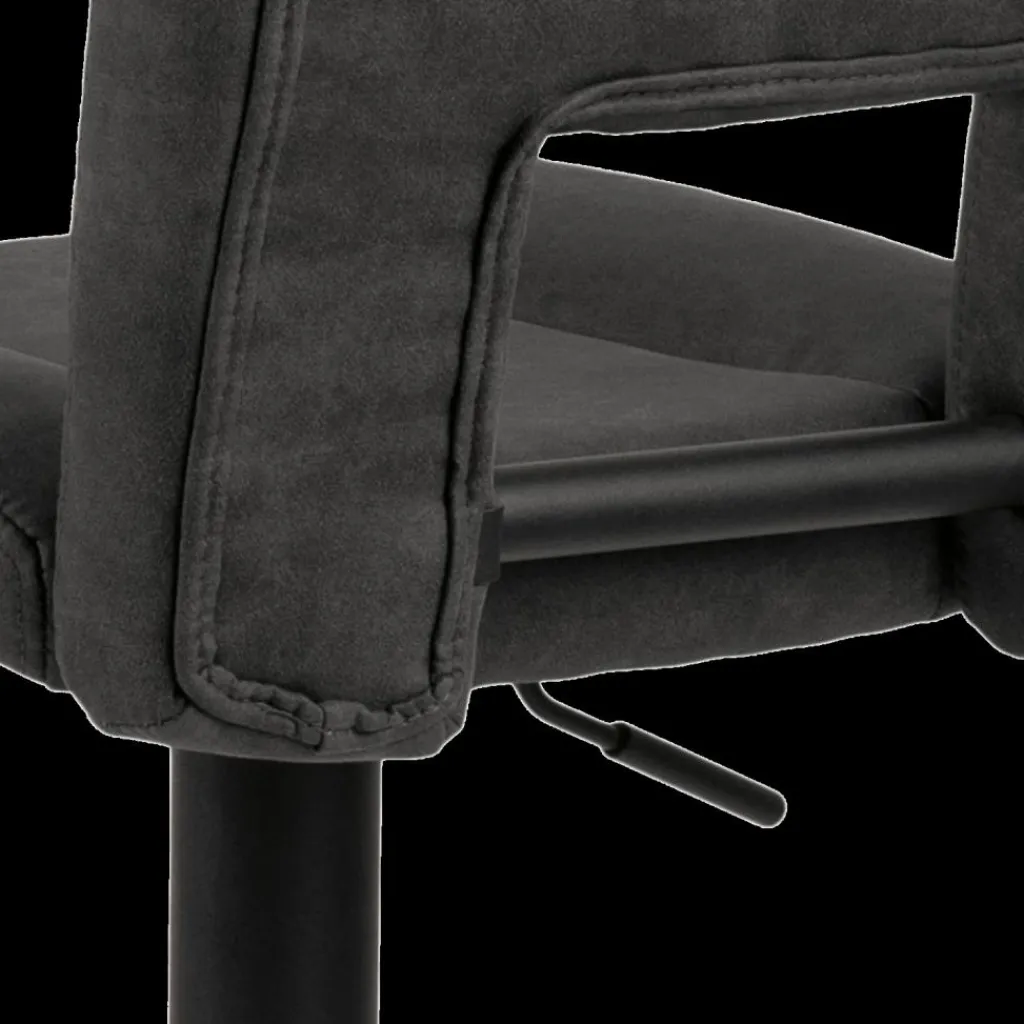 Ygo Barstoel FINLEY Preston fabric anthracite 96| Barkrukken