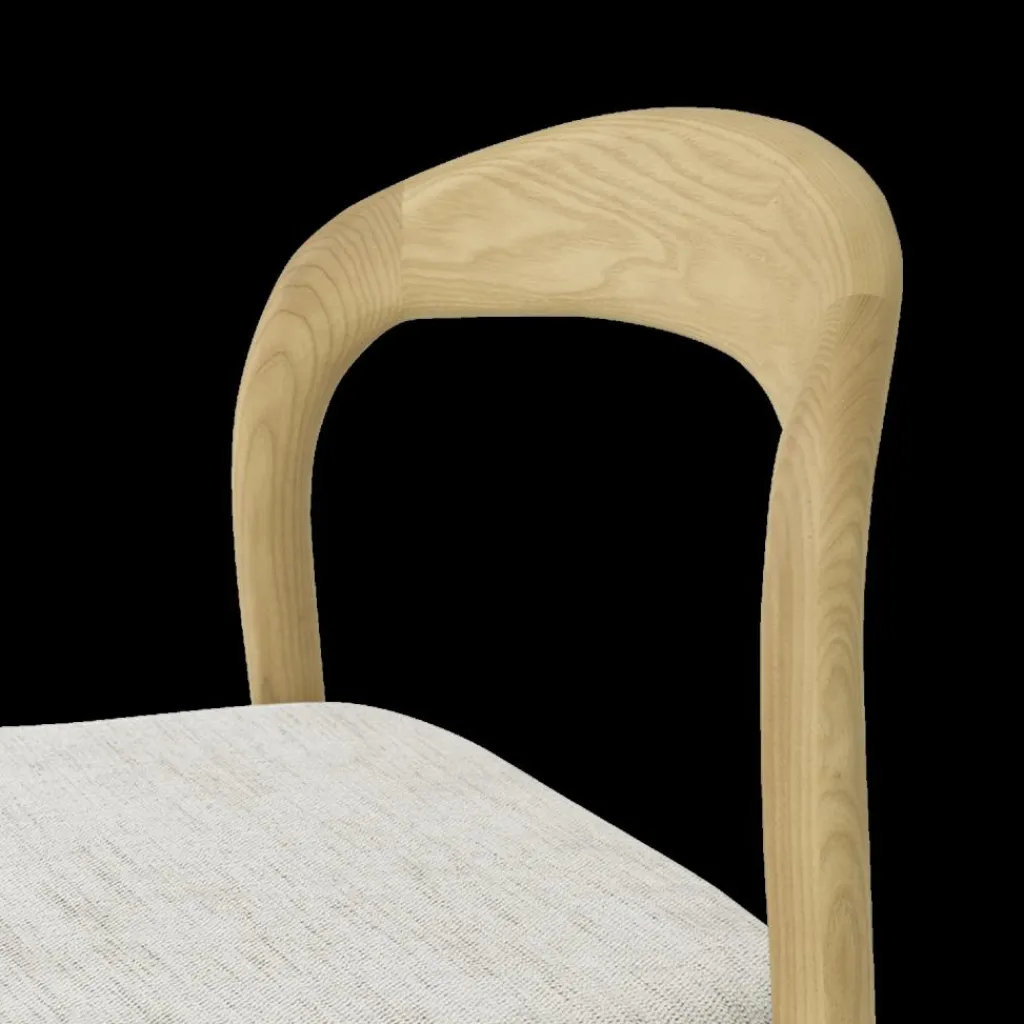 Ygo Barstoel JAAP Ash Wood Natural ZH68| Barkrukken
