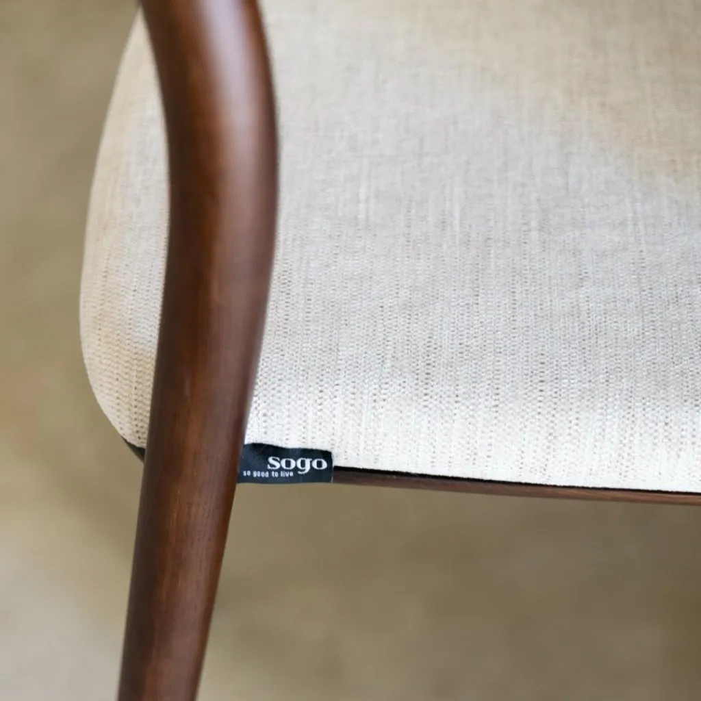 Ygo Barstoel JAAP Ash Wood Walnut ZH68| Barkrukken