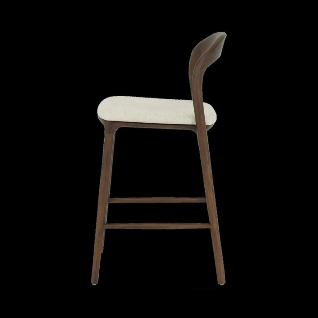 Ygo Barstoel JAAP Ash Wood Walnut ZH68| Barkrukken
