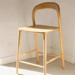 Ygo Barstoel JEPPE Ash Wood Natural| Barkrukken