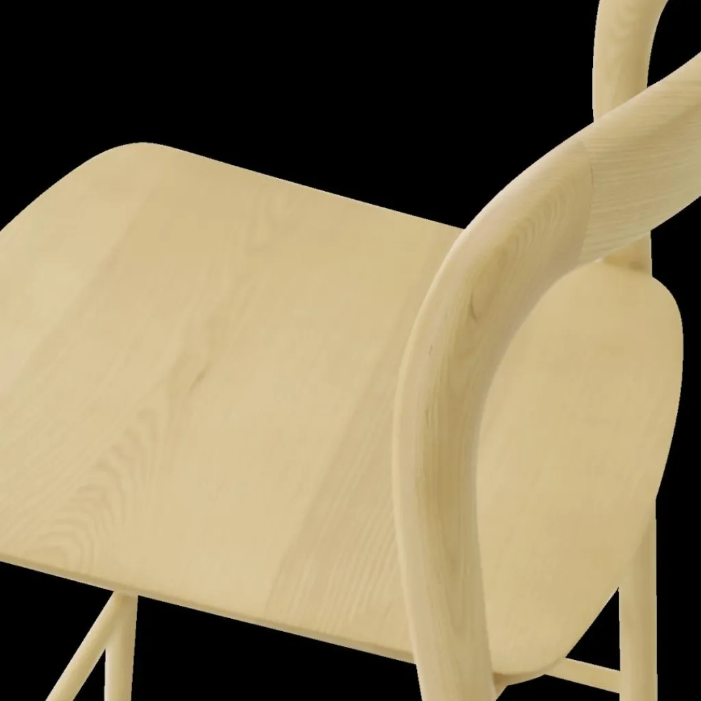 Ygo Barstoel JEPPE Ash Wood Natural| Barkrukken