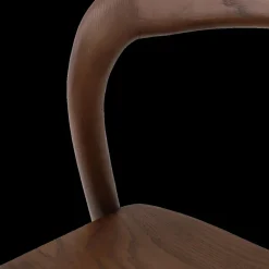 Ygo Barstoel JEPPE Ash Wood Walnut| Barkrukken
